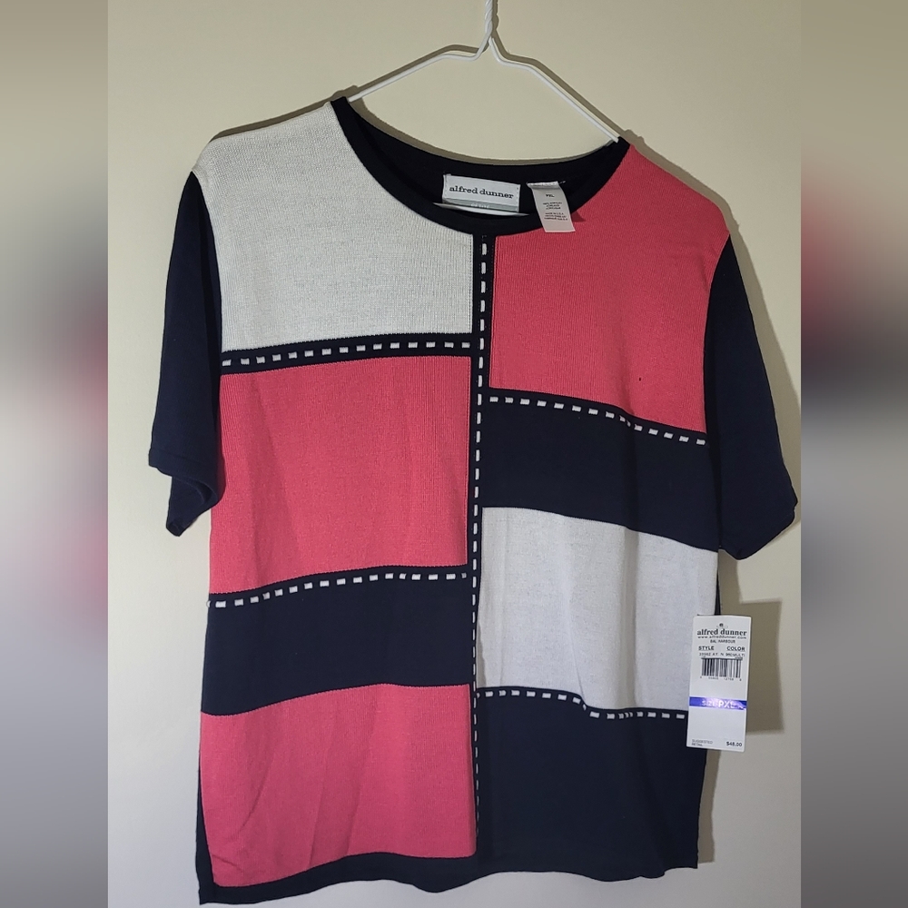Alfred Dunner Petite XL Womens Top NWT